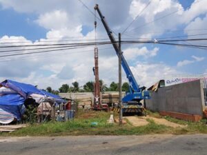 Tiến hành thi công xây dựng thiết kế xây dựng nhà trọn gói tại Nhadatlongangiare.vn